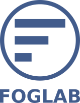 foglab logo text dole modre