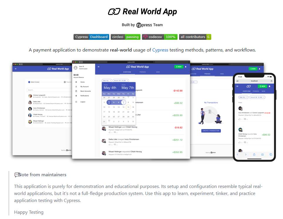 real world app